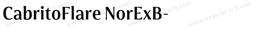 CabritoFlare NorExB字体转换
